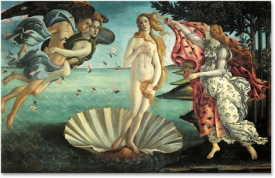 El Nacimiento de Venus de Botticelli en El Príncipe de Sylvain Reynard